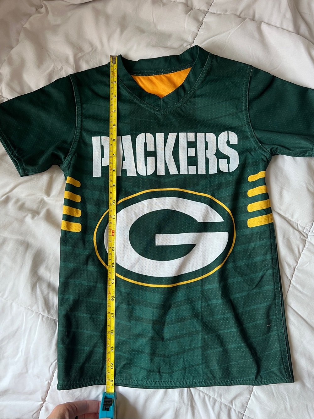 Green Bay Packers Kids Reversible Jersey Small